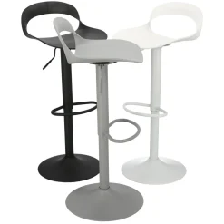 Stołek barowy Regulowany Nest Simplet biały