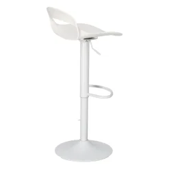 Stołek barowy Regulowany Nest Simplet biały