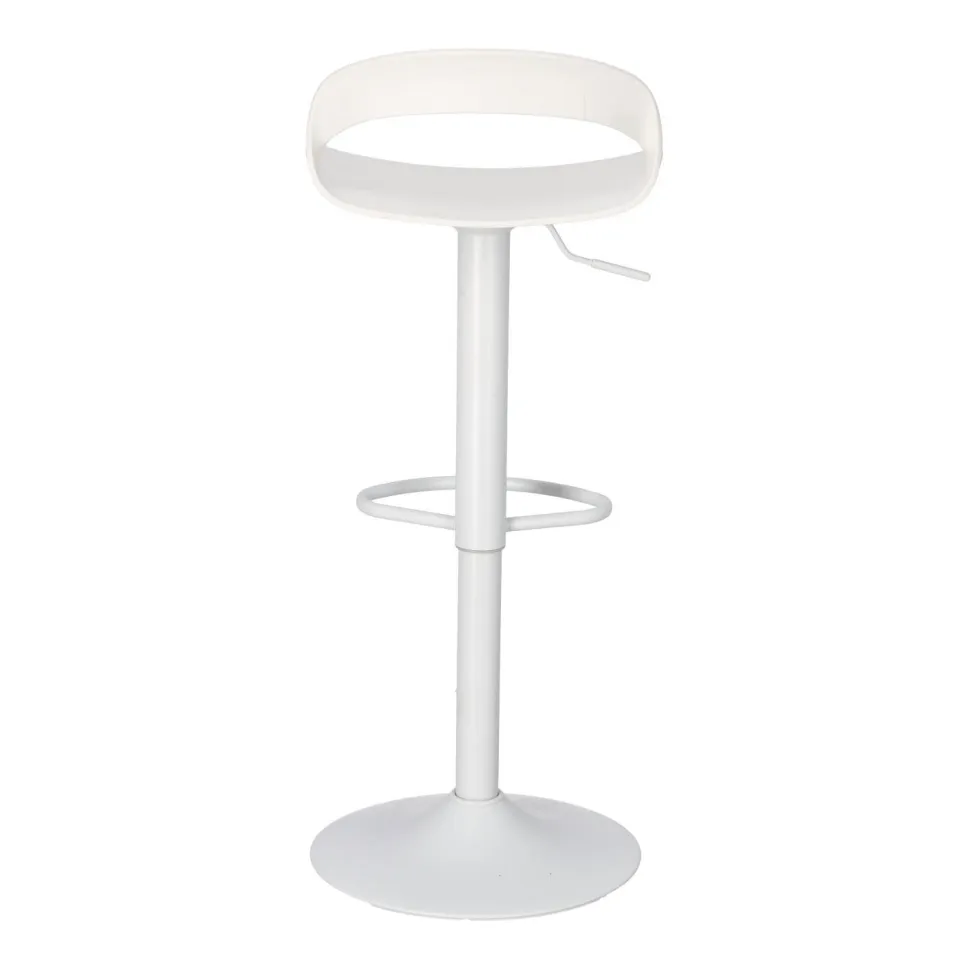 Stołek barowy Regulowany Nest Simplet biały