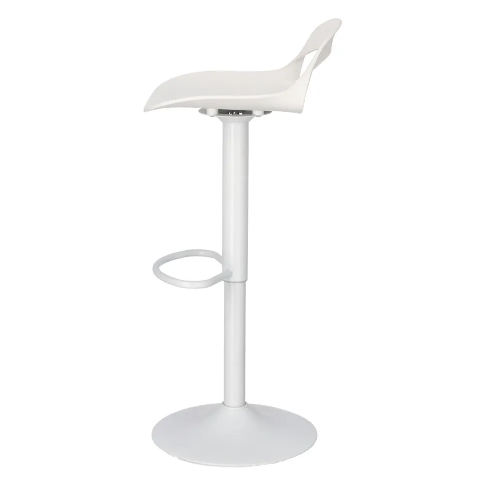 Stołek barowy Regulowany Nest Simplet biały