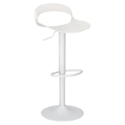Stołek barowy Regulowany Nest Simplet biały