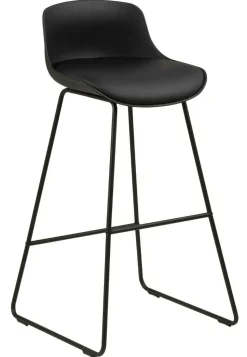 Stołek barowy Tina Black PU nowoczesny