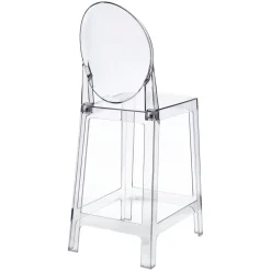 Stołek barowy Viki transparentny