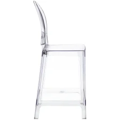 Stołek barowy Viki transparentny