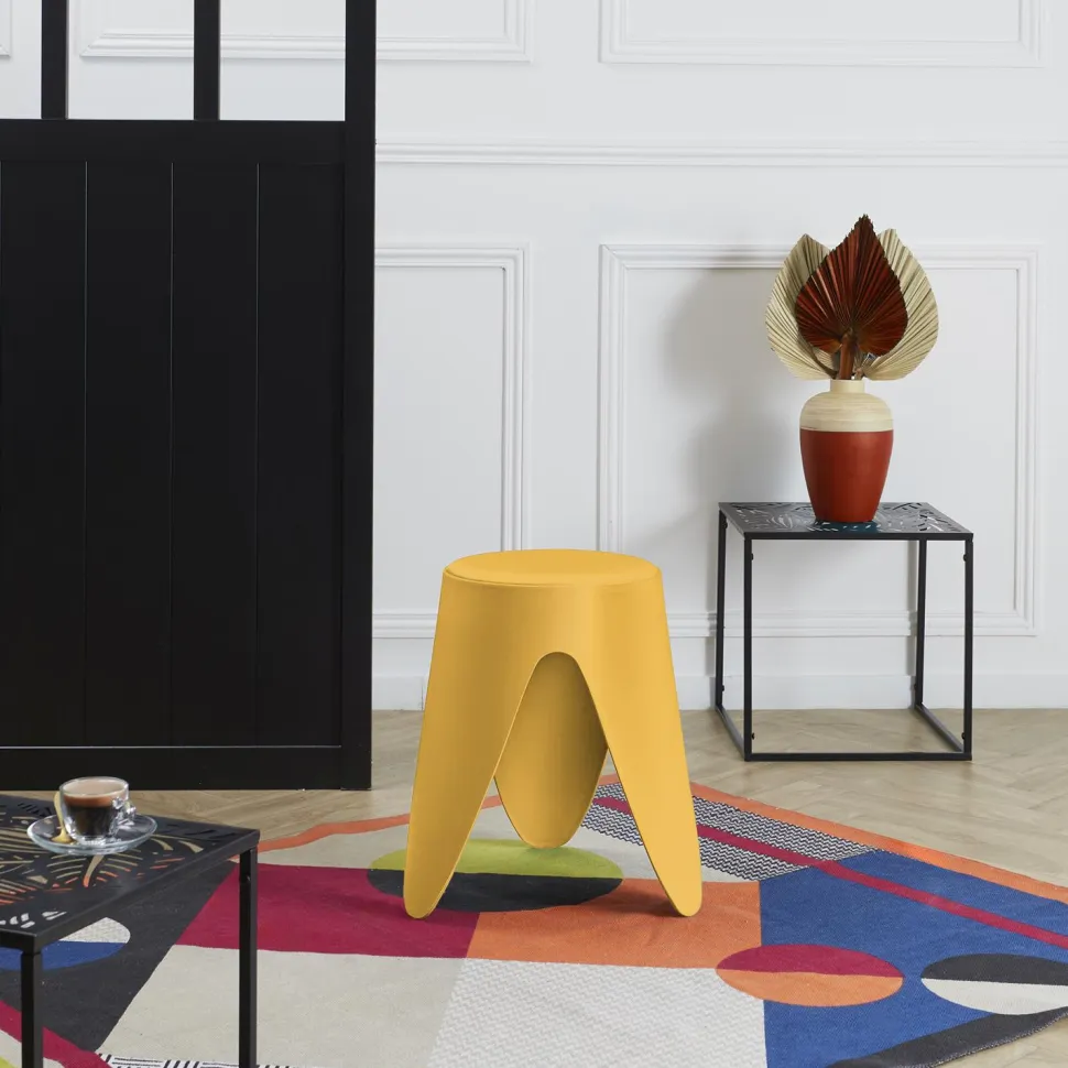 Stołek Eve żółty