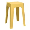 Stołek Spectra żółty z tworzywa