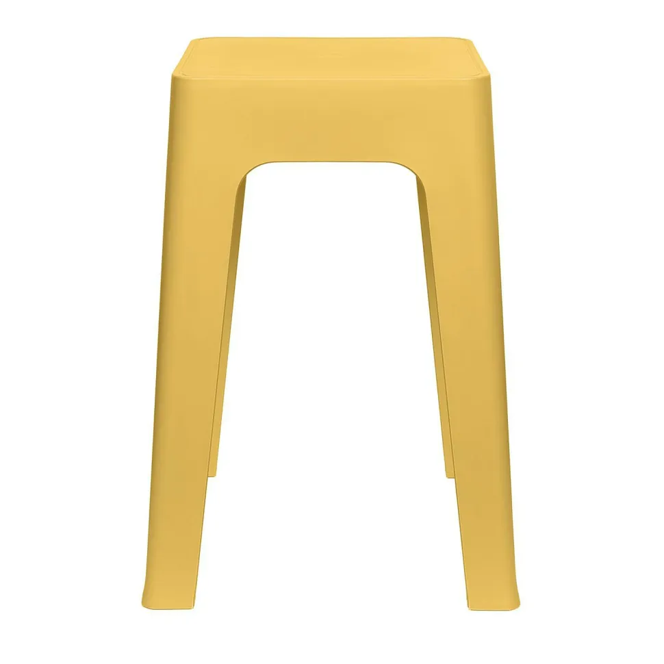 Stołek Spectra żółty z tworzywa