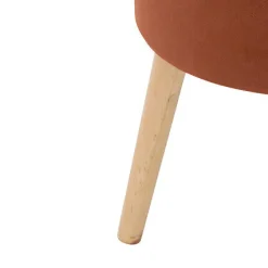 Stołek ze schowkiem Tess bursztynowy