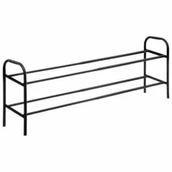 Stojak na buty- 10 par czarny, metalowy