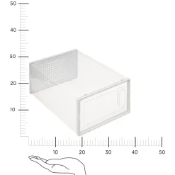 Stojak na buty Stak transparentny