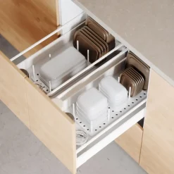 Stojak na naczynia Peggy biały