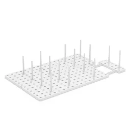 Stojak na naczynia Peggy biały