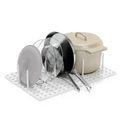 Stojak na naczynia Peggy biały