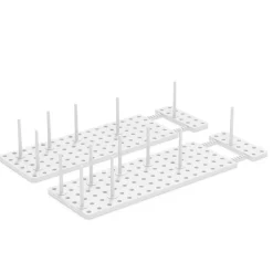 Stojak na naczynia Peggy biały