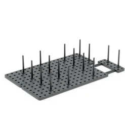 Stojak na naczynia Peggy czarny