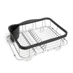 Stojak na naczynia Sinkin czarny/nikiel