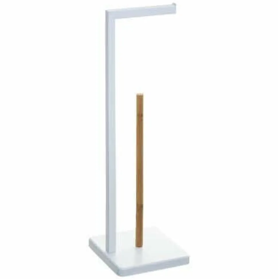 Stojak na papier toaletowy Natureo biały