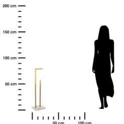 Stojak na papier toaletowy Léa biały