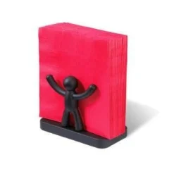 Stojak na serwetki Buddy czarny