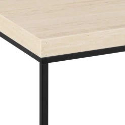 Stolik Barossa 110x55cm beżowy trawertyn