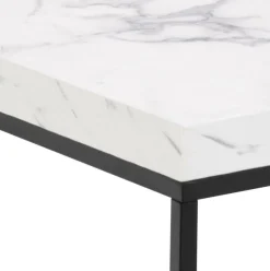 Stolik Barossa 40x40cm biały marmur