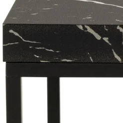 Stolik Barossa 40x40cm czarny marmur