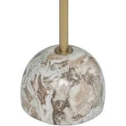 Stolik boczny Nema beżowy marmur