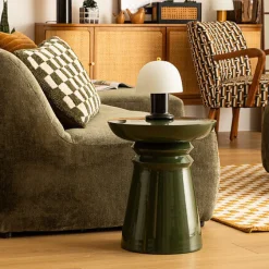 Stolik Jaya zielony metalowy