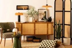 Stolik Jaya zielony metalowy