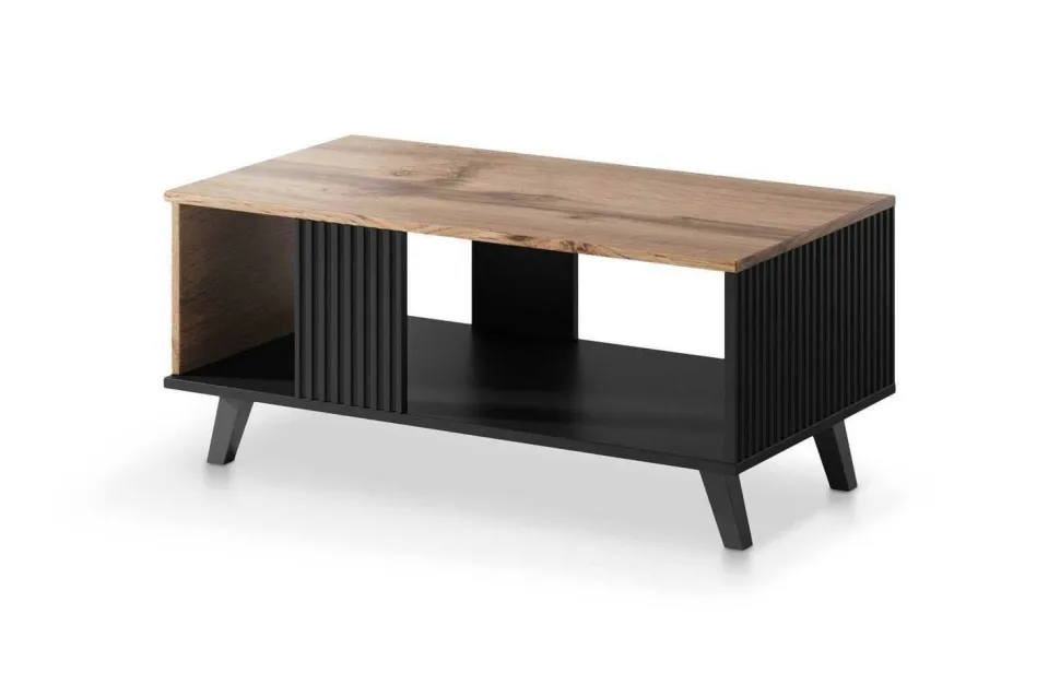 Stolik kawowy Adre dąb wotan/czarny