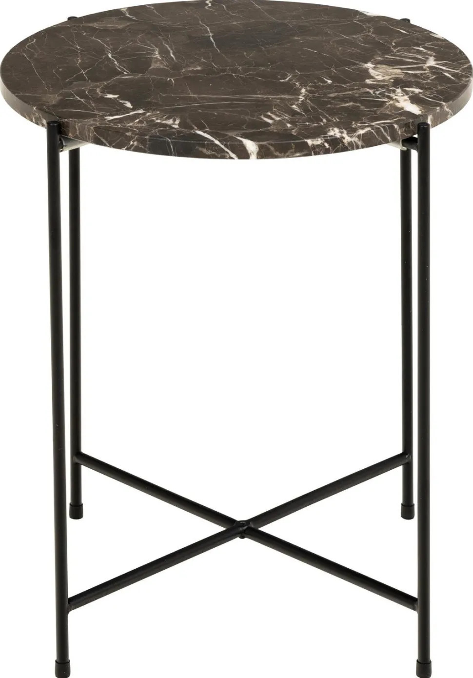 Stolik kawowy Avila wysoki brązowy