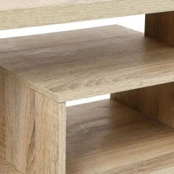 Stolik kawowy Bivoak dwupoziomowy naturalny