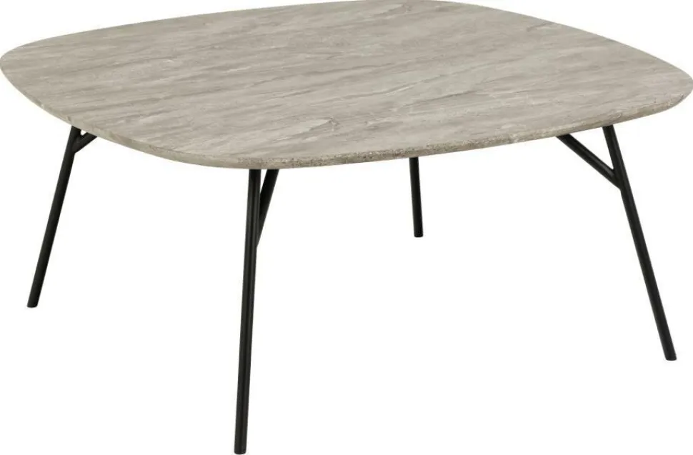 Stolik kawowy Caracas 90x90cm szary marmur