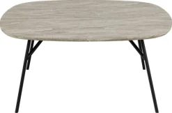 Stolik kawowy Caracas 90x90cm szary marmur