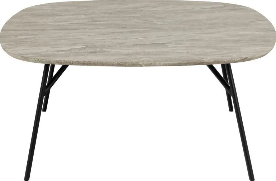 Stolik kawowy Caracas 90x90cm szary marmur