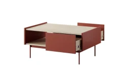 Stolik kawowy Cashmer czerwony