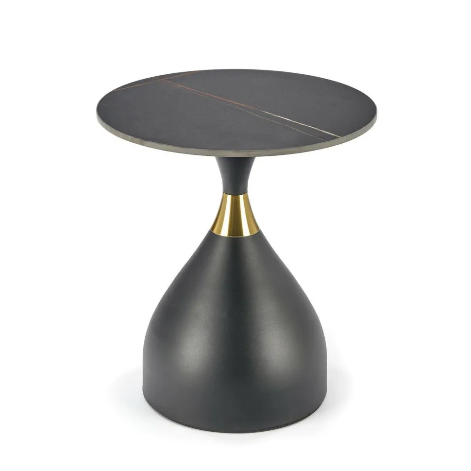 Stolik kawowy Cherka czarny marmur /