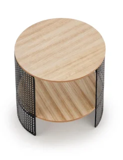 Stolik kawowy Collo naturalny/czarny