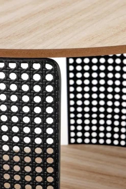 Stolik kawowy Collo naturalny/czarny