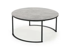 Stolik kawowy Essada szary / czarny