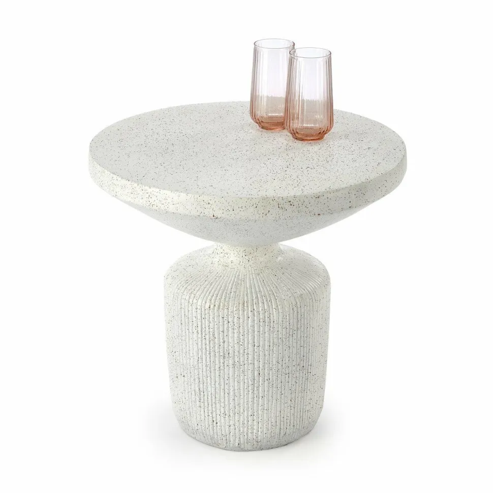 Stolik kawowy Farra L, biały