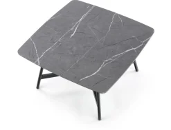 Stolik kawowy Farra szary marmur/czarny