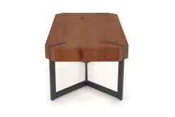 Stolik kawowy Frada orzechowy/czarny