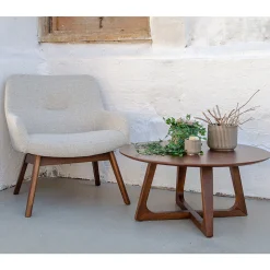 Stolik kawowy Hellerup 75cm orzech