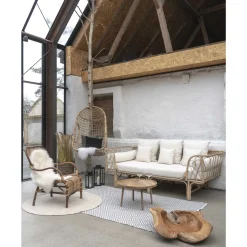 Stolik kawowy Jammu 60cm mango naturalny