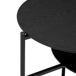 Stolik kawowy Kemi podwójny czarny