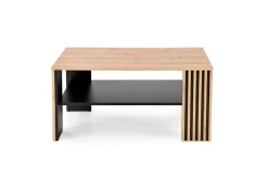 Stolik kawowy Kirsten dąb artisan/czarny