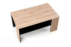 Stolik kawowy Kirsten dąb artisan/czarny