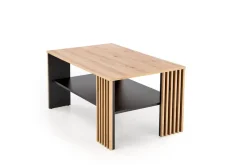 Stolik kawowy Kirsten dąb artisan/czarny