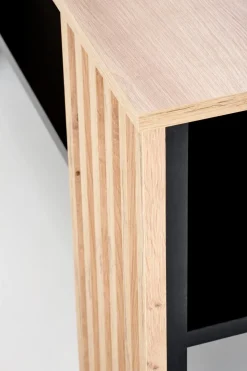 Stolik kawowy Kirsten dąb artisan/czarny